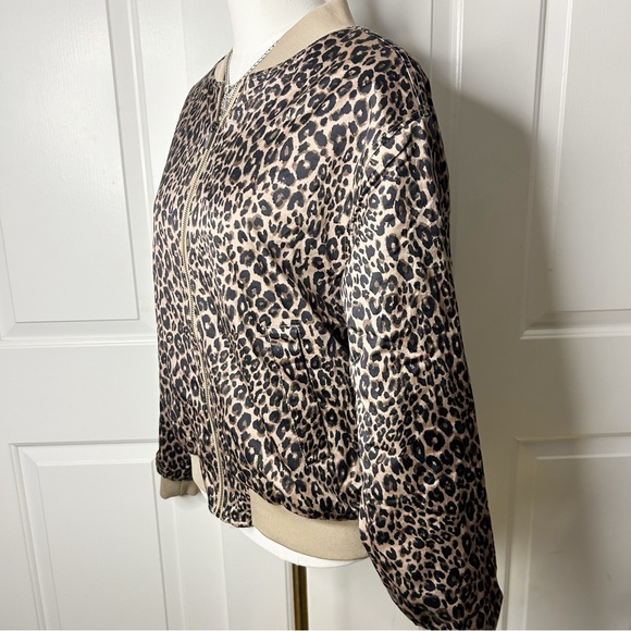 NWT Sanctuary Monroe Sateen Long Sleeve Bomber Jacket (size large) - Picture 8 of 11